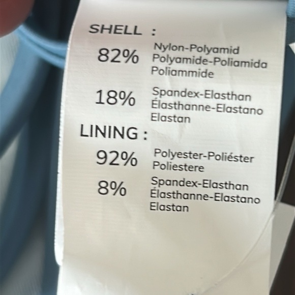 Cupshe Boho Rhapsody Lace-Up Back Bralette & Hipster Bikini Set Blue Size S - Picture 9 of 10